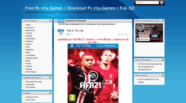 ps vita free full games download