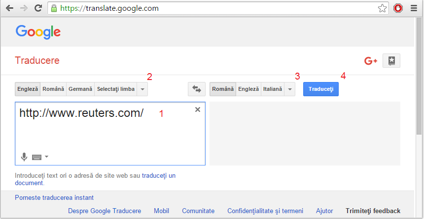 google translate franceza romana